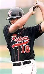 Tech catcher Trey Lunsford was 2-4 on Sunday with a double against Texas.
