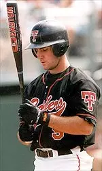 Senior Mark Austry scored the winning run in the 12th inning on Saturday afternoon at Dan Law Field.