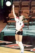 Melissa McGehee is one of three players with over 100 kills going into the match against Iowa State.