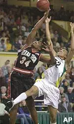 Senior Tanisha Ellison enters the game against Rice shooting 60 percent from the field.