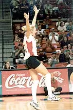 Heather Hughes-Justice and the women's volleyball team will compete in a round robin tournament at Baylor University this weekend.