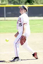 Senior pitcher Amanda Renfro set a Big 12 record for strikeouts in a season with her 365th to finish Sunday's 2-0 victory over Iowa State.