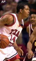 Andre Emmett led Texas Tech with 23 points and nine rebounds in their win over Kansas State Sunday.