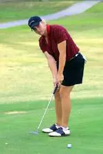 Junior Stephanie Dukes tied for 39th to finish in the top 50 at the Betsy Rawls Longhorn Invitational.