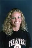 Tiffany Harrington doubled and scored Tech's lone run the first game against Oklahoma.
