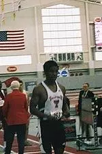 Jonathan Johnson placed second in his heat in the 800 to advance to tomorrow's finals.
