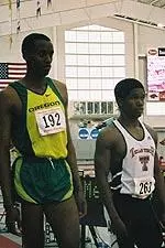 Jonathan Johnson earned All-American status in both the 800m and as the anchor of the men's 4x4 relay team.