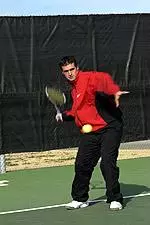 Senior Richard Crabtree took home a win on Senior Day.