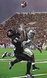 Texas Tech wide receiver Carlos Francis and the Red Raiders will give a sample of the upcoming season in the Annual Red-Black Game at Jones SBC Stadium.