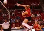 Junior Angela Mooney hit .600 as Tech swept by the New Mexico State Aggies, 3-0.
