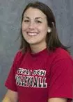 Junior Daneen Grisham serves two aces against Cyclones, a career high.