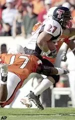 Wes Welker was on the receiving end of 10 B.J. Symons' passes for 129 yards and two touchdowns.