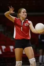 Setter Laura Grote hits career high numbers with 18 digs.