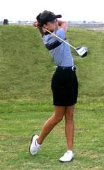 Megan Hull is tied in second place after two rounds of the Anteater Invitational, hosted by UC-Irvine. The final round gets underway Tuesday morning.
