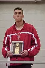 Bobby Most became Tech's first All-American pole vaulter Friday night.