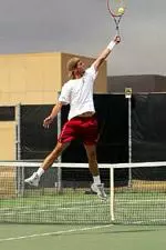 Freshman Diederik de Groot has been dismissed from the men's tennis team due to violation of team rules and work ethic.