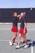 Tereschenko/Dawson had a successful doubles match, winning 8-5