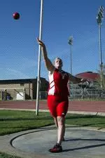 Megan Schuessler set the school record in the discus Saturday.