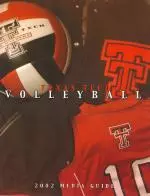 The 2002 volleyball media guide was awarded the division 3A Viggo O. Nelson by USA Volleyball.