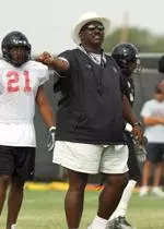 Fourth-year Texas Tech Assistant Head Coach Ruffin McNeill is in his first season as the Special Teams Coordinator.