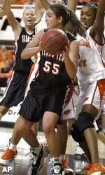 Alesha Robertson is averaging just over 16 points per game in conference play.