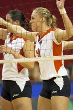 Junior Brianna Florus posted a season-high 10 blocks against the Baylor Bears in Tech's 3-1 victory.