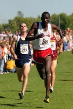 Freshman Haron Lagat led the way for the men's squad with a 23rd-place finish.