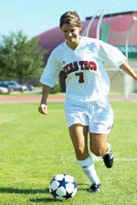Photo Courtesy of Picture Mann/ L. Scott Mann. Lauren Lothrop tied the score at two against Baylor.