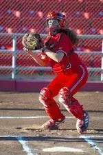 Senior Lisa Lawler sent a ball soaring over the left field fence for a two run homerun in the second game.