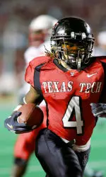 Johnnie Mack sprints down the sideline.