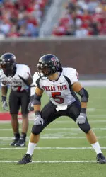 <b>Photo Courtesy of Picture Mann/Michael Strong.</b> John Saldi was one of three linebackers that had an outstanding day against Baylor.