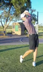 <b>Photo Courtesy Picture Mann Photos/L.Scott Mann:</b>Junior Nicolas Allain shot an opening round 77 at the Carpet Capital Collegiate