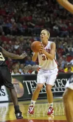 Cisti Greenwalt scored a game-high 18 points in the Lady Raiders' victory.