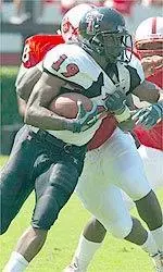 RB Taurean Henderson and his Red Raider teammates begin preparations for the 2004 season when they kick off spring drills March 24.