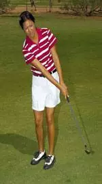 Senior Jackie Ey helped lead Tech to its third top five finish of the year.