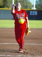 Tech starter Erin Crawford picked up her fifth win of the season and her third of the weekend in the 4-1 vicotry.