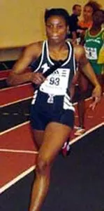 Junior Shereefa Lloyd will competed in both the 200m dash and the 4x400 relay at the 2004 Indoor Championships.