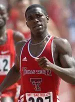 Johnson at the 2004 Mt. Sac Relays in Walnut, Calif.