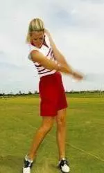 Senior Sheila Mendez shot a 75, two-over-par second-round to move up 22 spots in the standings.