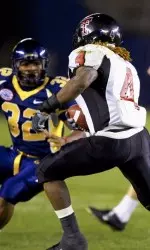 Senior RB Johnnie Mack set the Tech record for longest kick return in a bowl game with a 29-yard runback against California in the Holiday Bowl.