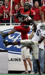 Jarrett Hicks and his Red Raider teammates vaulted into the top 10 following their 59-20 win over Kansas State on Saturday.