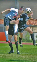 Junior Jennifer Vasquez tallied her first goal of the season at the 66:52 mark of the second half.