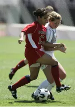 Sophomore Priscilla Esquivel lead the Red Raiders with four shots in the match.