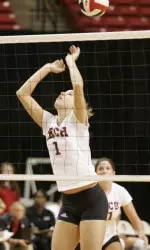 The Texas Tech volleyball team will host No. 1 Nebraska on Sat., Oct. 29. First serve with the Huskers is slated for 7 p.m. at the United Spirit Arena.