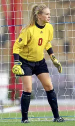 Senior Megan Knauss tied a career-high with ten saves against Texas.