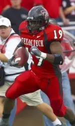 Texas Tech RB Taurean Henderson was named the SBC Big 12 Conference Offensive Player of the Week for his performance in the win over Oklahoma.