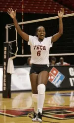 Philister Sang, a junior outside hitter on the Texas Tech volleyball team, was tabbed as the Big 12 Newcomer of the Year, it was announced by the conference today.
