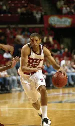 Jarrius Jackson scores 22 points in the victory over Texas-Pan American.