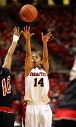 Erin Grant helped lead Texas Tech to a 68-57 victory over Louisville in the Caribbean Classic.
