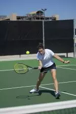 <B>Photo Courtesy Picturemann/Scott Mann</B><P>The Lady Raiders fall to No. 30 New Mexico in the first day of the UNLV Lady Rebel Classic.